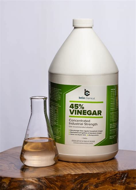 Belle Chemical 45% Pure Vinegar – Concentrated Industrial Grade (4 ...