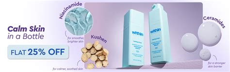 Within Beauty | Skincare Infused with Barrier Restoring Ceramides