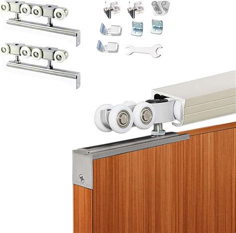 Heavy Duty Bypass Sliding Closet Door Track Hardware 48 60 72 96 120 ...