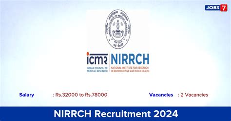NIRRCH Recruitment 2024 - Apply Online for Scientist, Field ...