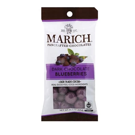 Marich Milk Dark Chocolate Blueberries 60g – Healthy Options