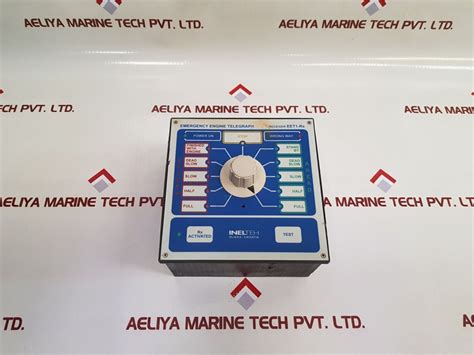 Inelteh Eet1-rx Emergency Engine Telegraph – Aeliya Marine Tech