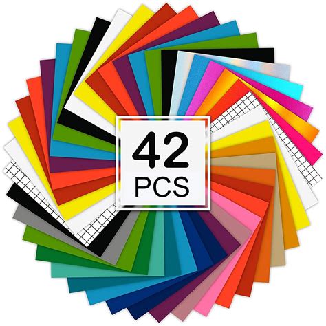 Buy HomeMall Permanent Self Adhesive Vinyl Sheets, 40 Pack 12" x 12 ...