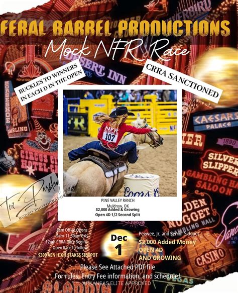Feral Barrel Productions Mock NFR , Marty Miller Performance Horses ...