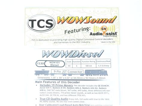 Image result for TCS WoW Sound Decoder