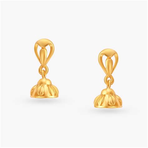 Classic Twirl Jhumka Earrings
