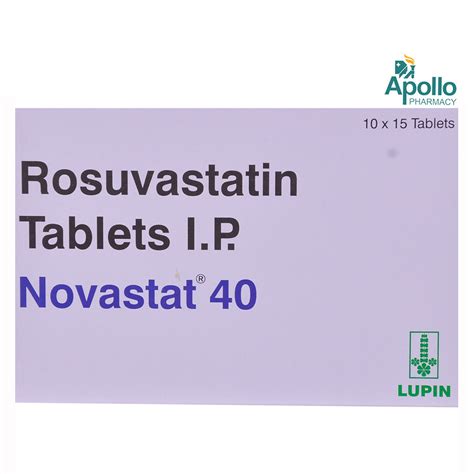 Novastat 40 Tablet 15's Price, Uses, Side Effects, Composition - Apollo ...