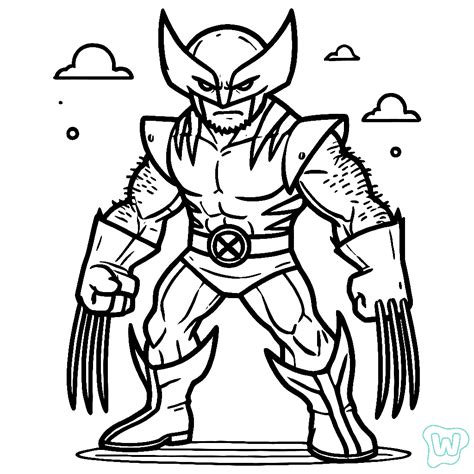 20 Wolverine Coloring Pages - Free Printable Pages!