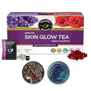 TEACURRY Skin Glow Tea (1 Month Pack | 30 Tea Bags) - Help in Skin ...