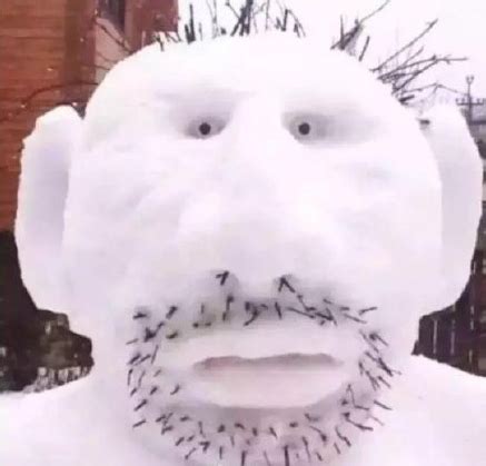 创意雪人图片大全简单2018最新版 下雪天搞笑雪人图片-腾牛个性网