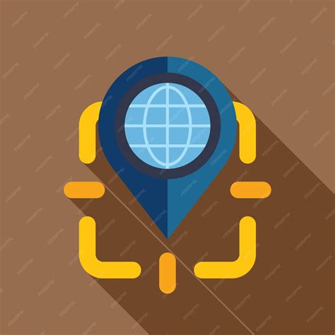 Premium Vector | Global positioning system pinpointing location on digital map