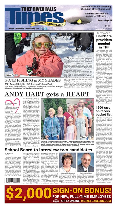 February 8, 2023 | Thief River Falls Times & Northern Watch – Official Page