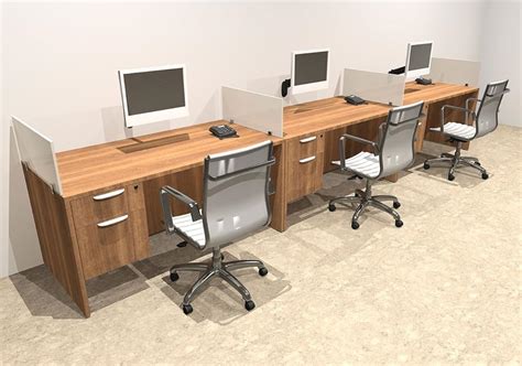 UTMFurniture Three Person Divider Modern Office Workstation Desk India ...