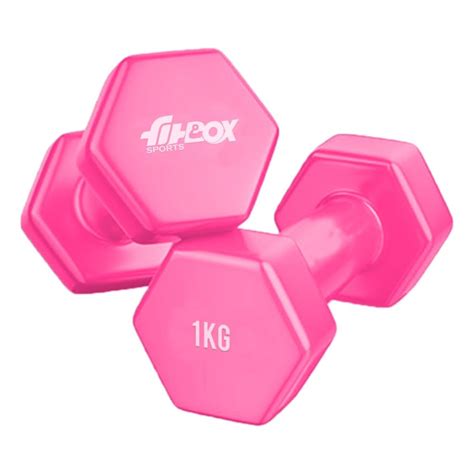 Buy FitBox Sports Premium 2kg (1kg x 2) Vinyl Coated Cast Iron ...