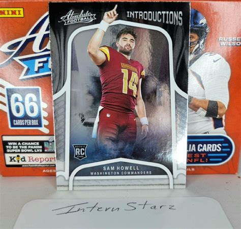 Sam Howell #INT-4 Prices | 2022 Panini Absolute Introductions ...