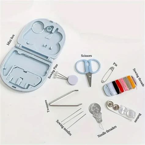 1 Pc Ultra-Portable Compact Sewing Kit: Complete Travel Essentials with ...