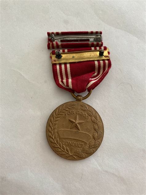 WW2 Era US Military Good Conduct Medal w/Ribbon | #4572452782