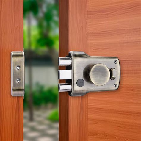 Godrej Rim Lock I ULCT Technology I 2CK Deadbolt I for Home Main Door I ...