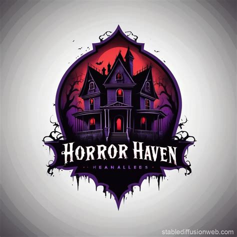 design a logo for a youtube channel called the horror haven the logo ...