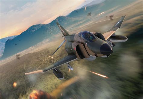 F-4 Phantom II in Action – Stunning 4K Ultra HD Military Wallpaper