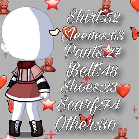 Gacha life outfits - chartsolx