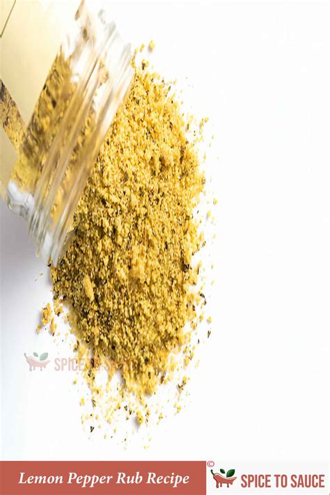 Homemade Lemon Pepper Rub Recipe | Super Easy Process