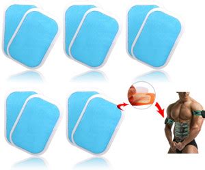 AGAM AG02154 Electrodes Pads for Mobile-Gym EMS Muscle Simulator Abs ...
