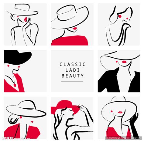 女士简笔画 的图像结果