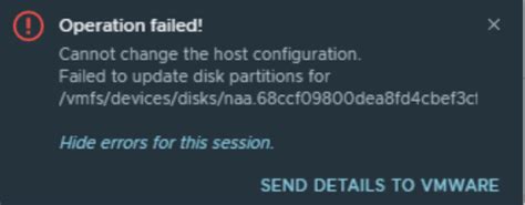 PowerStore: creating a new datastore on an iSCSI connected ESXi host ...