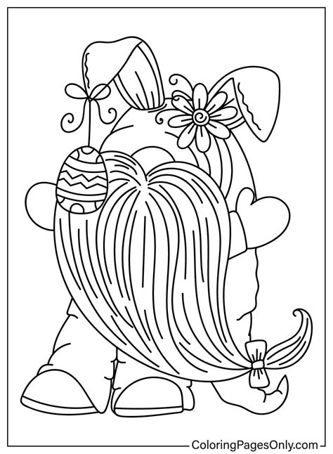 30+ Easter Gnome Coloring Pages - Free Printable PDF & Online Coloring