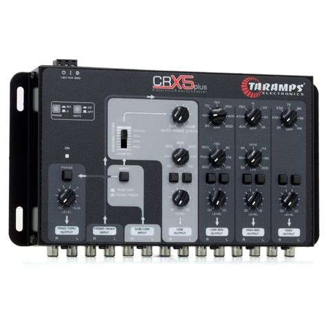 Taramp's Five-Way Electronic Car Audio Crossover System,Black,CRX5 ...