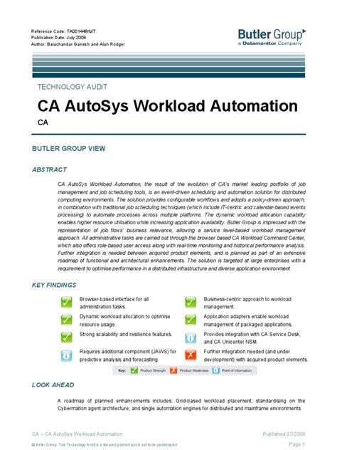 Image result for AutoSys Workload Automation