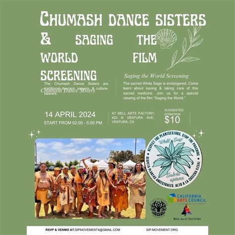 Chumash dance sisters and saging the world film, Bell Arts Factory ...