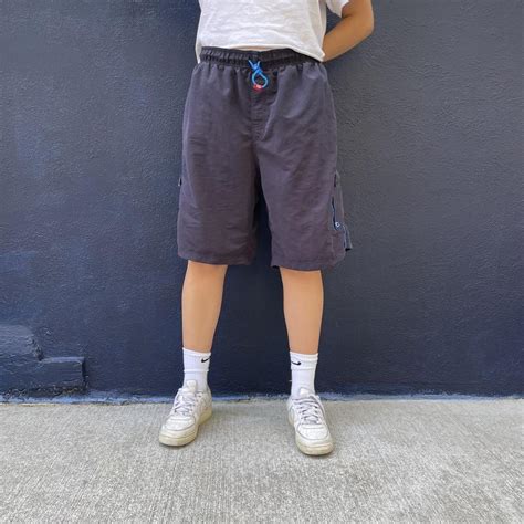 The coolest pair of y2k blue/navy shorts!! These are... - Depop