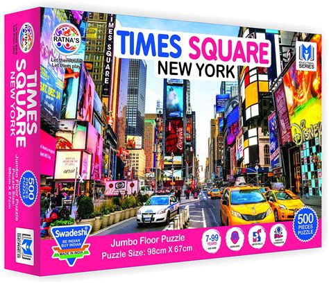 Buy Ratna'S New York Times Square 500 Pieces Jumbo Floor Jigsaw Puzzle ...