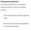 what are the simple sentence, compound sentence, complex sentence and ...
