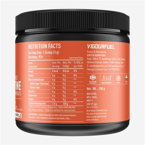 Best Creatine Monohydrate in India| Vigourfuel