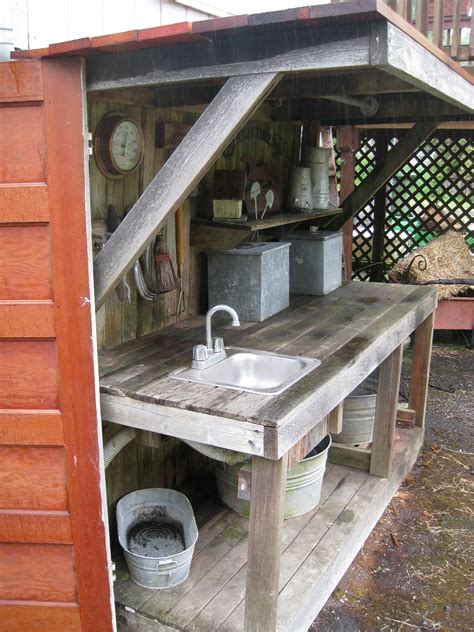 Diy Potting Bench With Sink at Brenda Langer blog
