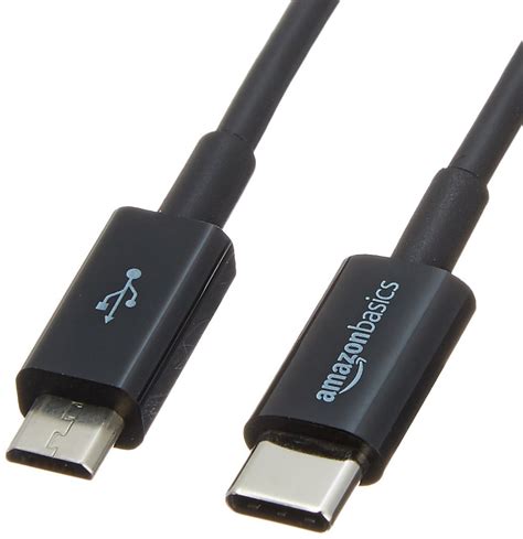 Amazonbasics Usb Type-C To Micro-B 2.0 Cable - 3 Feet For Tablet ...