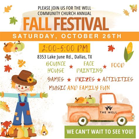 Fall Festival 2024 , 8353 Lake June Rd., Dallas, TX, United States ...