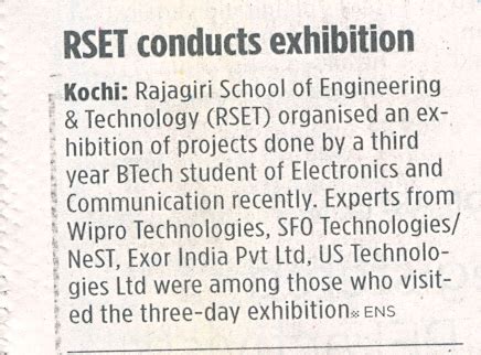 Rajagiri School of Engineering & Technology | Tier 1 NBA Accredited ...