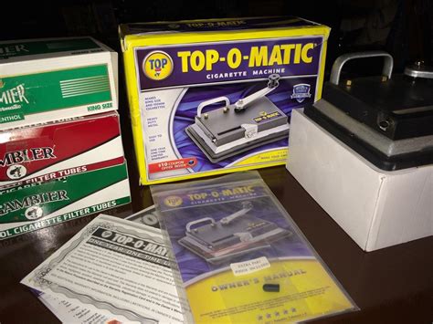 TOP-O-Matic Cigarette Maker Rolling Machine Tobacco Kings & 100s ...