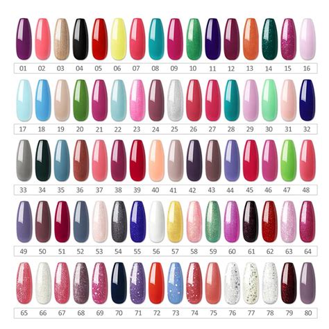 Coscelia 80 Pcs Gel Nail Polish Set Soak Off U | Desertcart INDIA