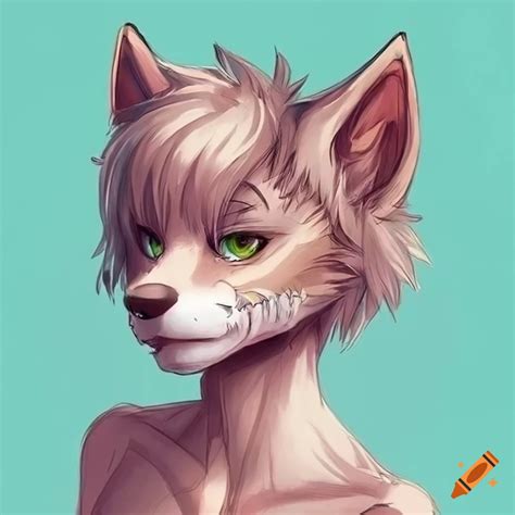 Furry high-quality high definition proportional body and head drawing ...