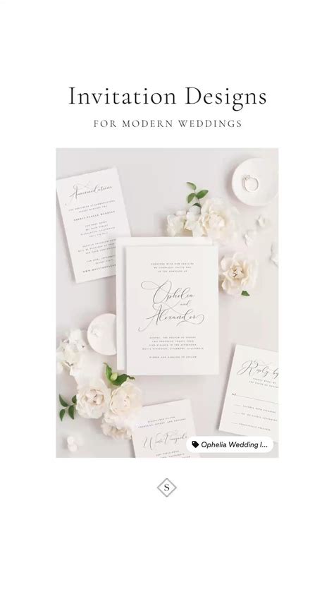 Invitation designs for modern weddings – Artofit