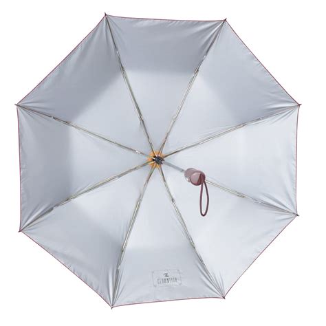 Clownfish Polka Dot 3-Fold Umbrella, Auto Open, Waterproof, Brown ...