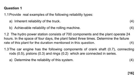 Image result for Reliability Examples