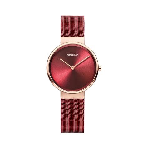 Bering Classic Red Dial Analog Watch for Women 14531-363 – Sai ...