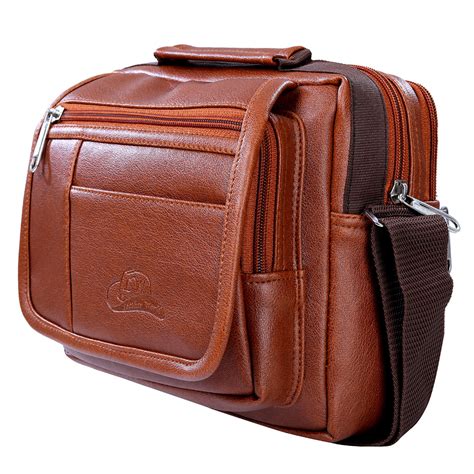 Leather World PU Leather Crossbody Sling Stylish Unisex Convenience ...