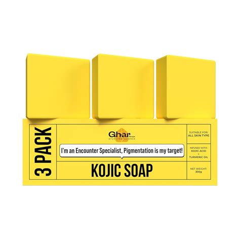 Buy GHAR SOAPS Kojic Acid 2% Soap with Niacinamide | For Pigmentation ...